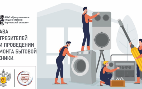 Памятка потребителю: ремонт бытовой техники. Что нужно знать. — 15.07.2025г.