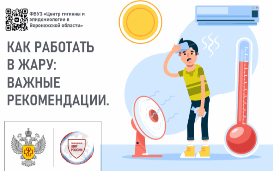 О рекомендациях по работе в условиях повышенной температуры воздуха. — 17.07.2025г.