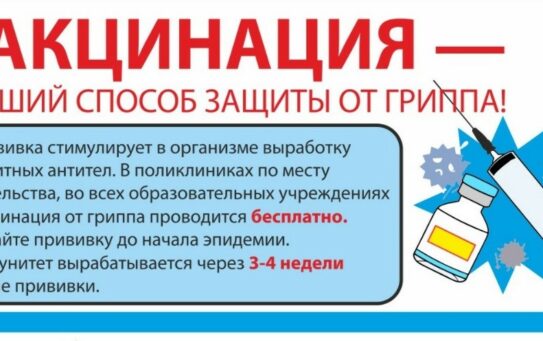 Эпидемический сезон 2025-2026 гг. Вакцинация — лучший способ защиты от гриппа — 29.08.2025