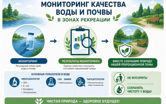 Мониторинг качества воды и почвы в зонах рекреации — 02.06.2026 г.